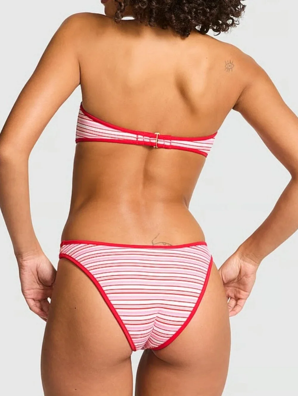 New!Pink x Frankies Bikini Monty Rib Bikini Top